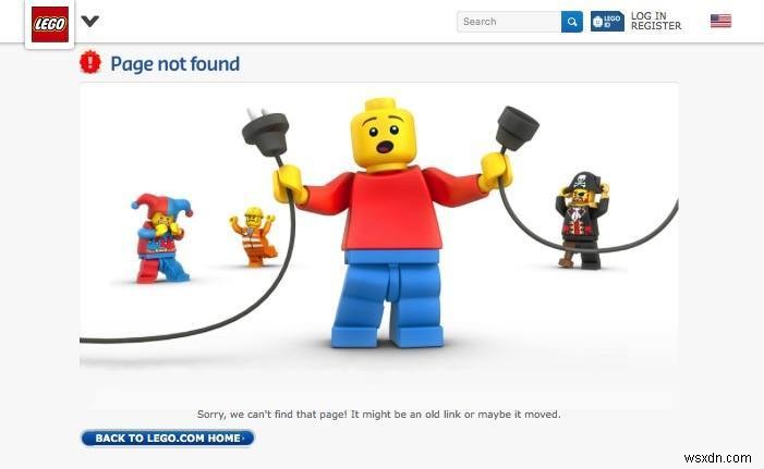 재미있고 창의적인 워드프레스 404 페이지 디자인 아이디어