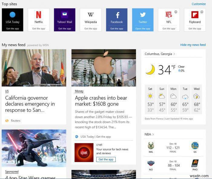 다른 브라우저에는 없는 Microsoft Edge만의 차별화된 기능