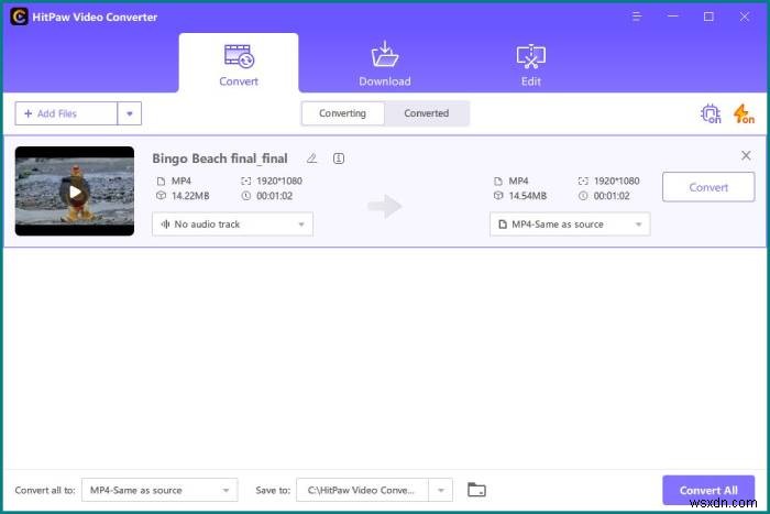 HitPaw 비디오 변환기 리뷰 – 초보자도 쉽게 쓰는 고속 올인원 변환 도구