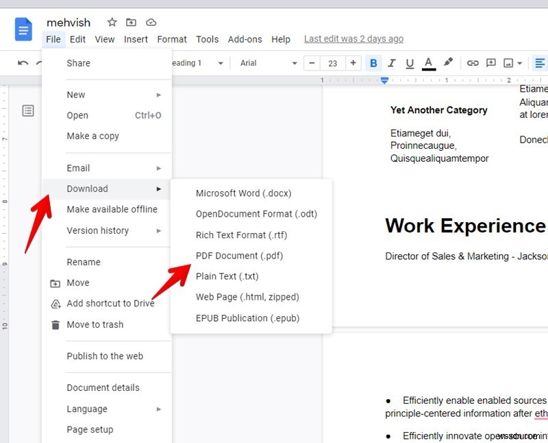 꼭 확인해야 할 구글 독스(Google Docs) 무료 이력서 템플릿 11선