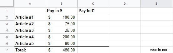 구글 스프레드시트에서 환율 자동 변환하는 방법 (GOOGLEFINANCE 함수 완벽 가이드)