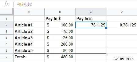 구글 스프레드시트에서 환율 자동 변환하는 방법 (GOOGLEFINANCE 함수 완벽 가이드)