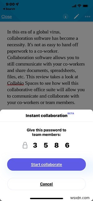 Collabio Spaces 리뷰: 클라우드 없이 실시간으로 협업하기