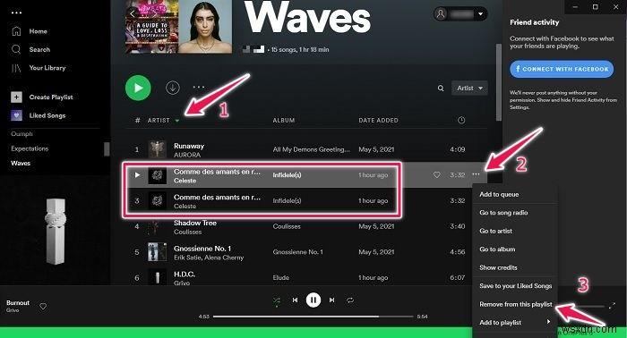 Spotify 재생목록에서 중복 곡을 손쉽게 제거하는 방법