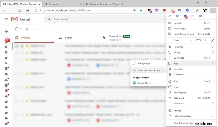 Gmail 데스크톱 앱 만드는 방법 – 브라우저 없이 바로 실행하기