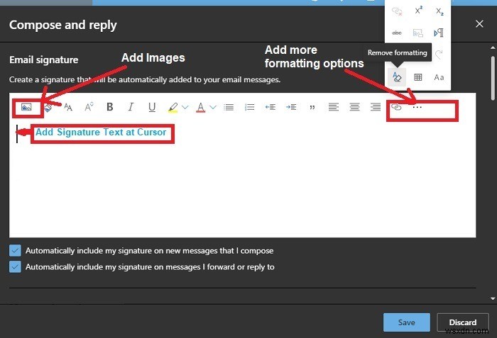 Outlook에서 이메일 서명 추가하는 방법: 웹, Windows, Mac, 모바일 완벽 가이드