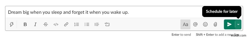 Slack 메시지 예약 전송 방법 – 안드로이드·웹에서  나중에 보내기  설정하기
