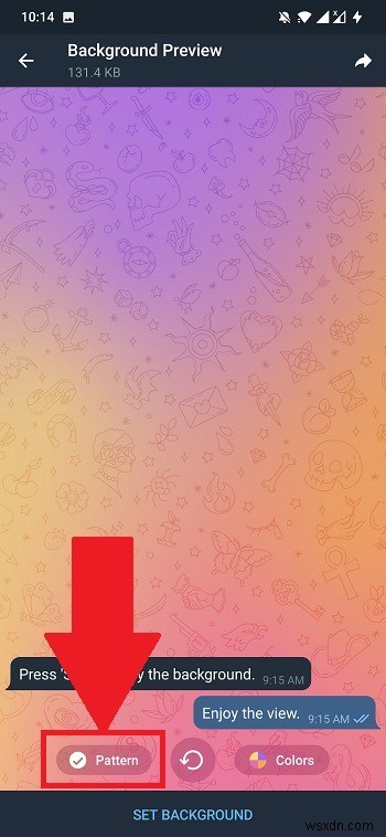 텔레그램 애니메이션 배경 설정 및 직접 만드는 방법