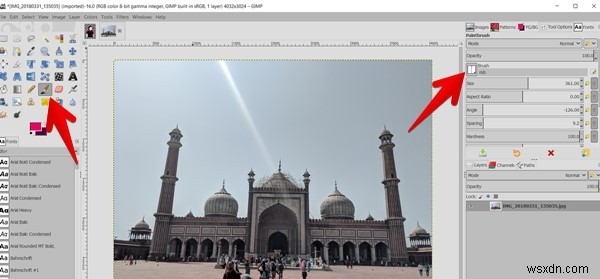 GIMP(김프)에서 화살표를 그리는 4가지 방법