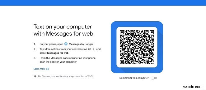 PC에서 구글 메시지(Google Messages)를 사용하는 방법