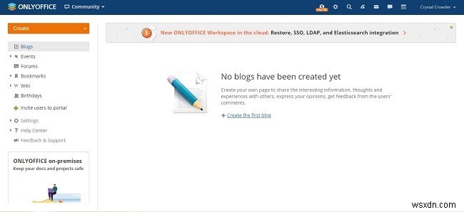 ONLYOFFICE Workspace Cloud 리뷰: 안전하고 효율적인 온라인 협업을 위한 올인원 솔루션