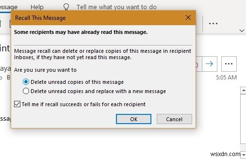 Outlook(아웃룩)에서 보낸 이메일 회수하는 방법 총정리