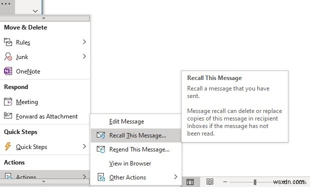 Outlook(아웃룩)에서 보낸 이메일 회수하는 방법 총정리