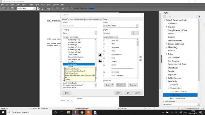 집중력 높은 글쓰기를 위한 LibreOffice 맞춤형 도구 모음 만들기