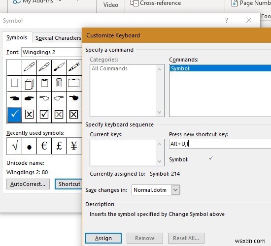 Microsoft Word에서 체크 표시와 사각형 글머리 기호 추가하는 방법