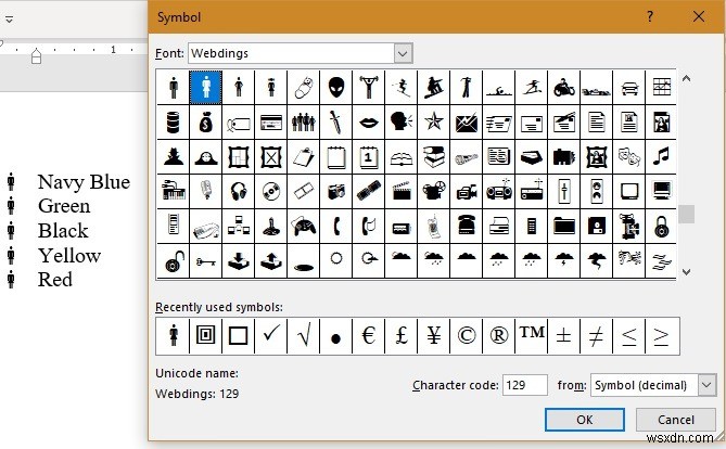 Microsoft Word에서 체크 표시와 사각형 글머리 기호 추가하는 방법