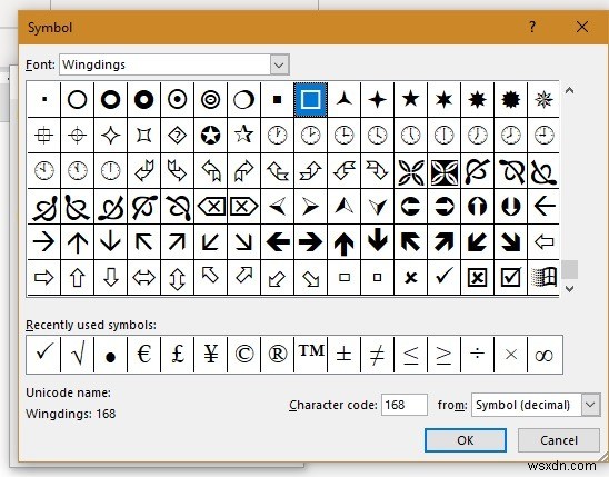 Microsoft Word에서 체크 표시와 사각형 글머리 기호 추가하는 방법