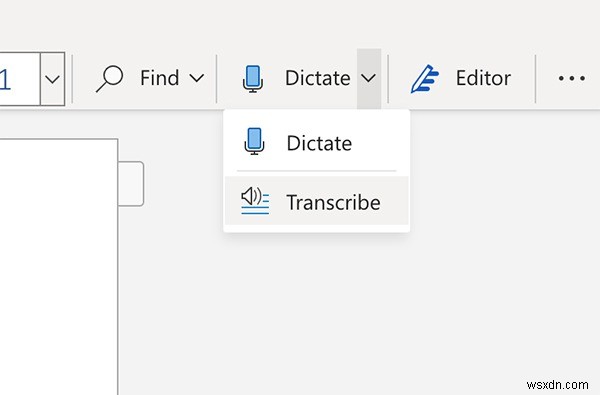 Microsoft Word 365에서 오디오를 텍스트로 변환(전사)하는 방법