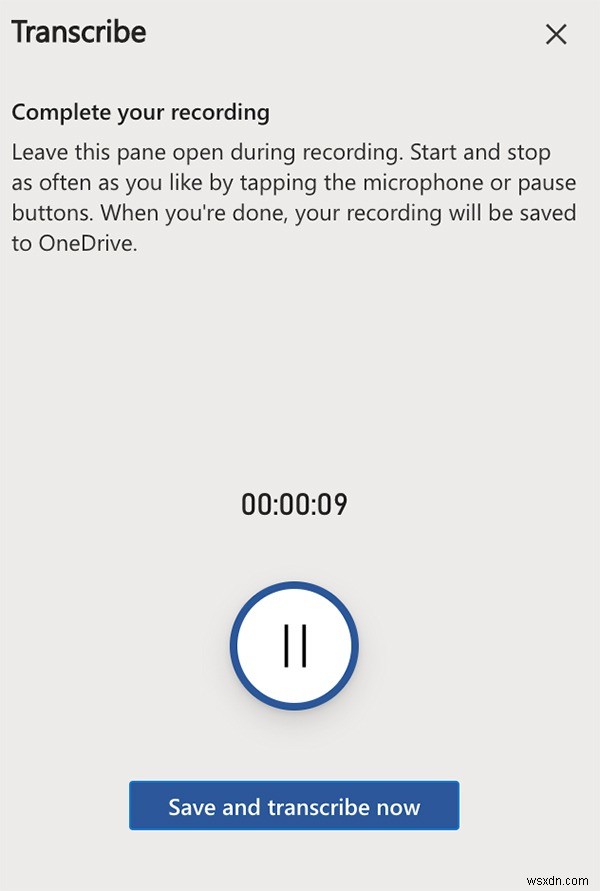 Microsoft Word 365에서 오디오를 텍스트로 변환(전사)하는 방법