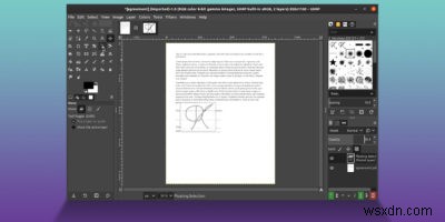 GIMP로 PDF 문서에 디지털 서명하는 방법