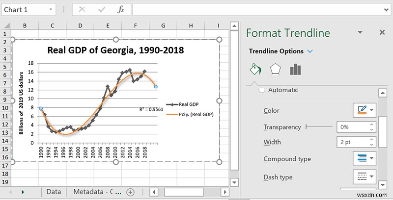 엑셀(Microsoft Excel)에서 추세선 추가하고 활용하는 방법 총정리
