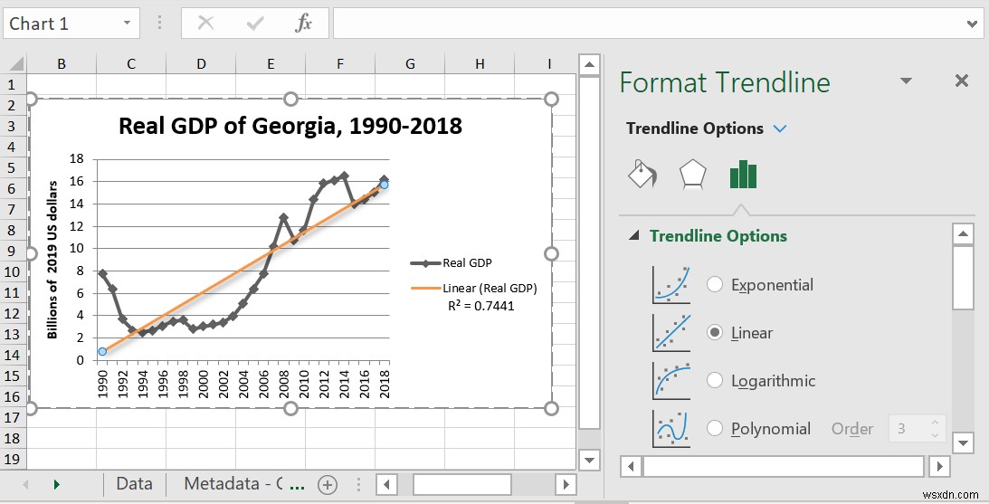 엑셀(Microsoft Excel)에서 추세선 추가하고 활용하는 방법 총정리