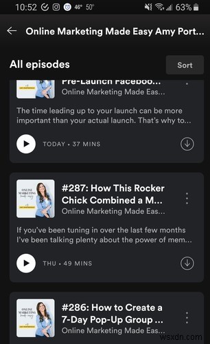 스포티파이(Spotify)에서 팟캐스트 재생목록 만드는 방법