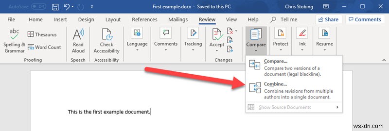 Microsoft Word에서 두 문서를 손쉽게 병합하는 방법
