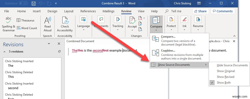 Microsoft Word에서 두 문서를 손쉽게 병합하는 방법