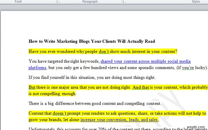 MS 워드(Microsoft Word)에서 여러 텍스트를 한 번에 복사·붙여넣기하는 방법