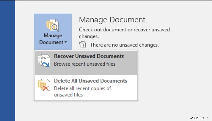 저장하지 못한 Microsoft Word 문서 복구하는 방법 총정리