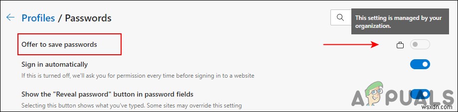 Windows 10 Microsoft Edge에서 암호 저장 기능 켜기·끄기 설정하는 방법