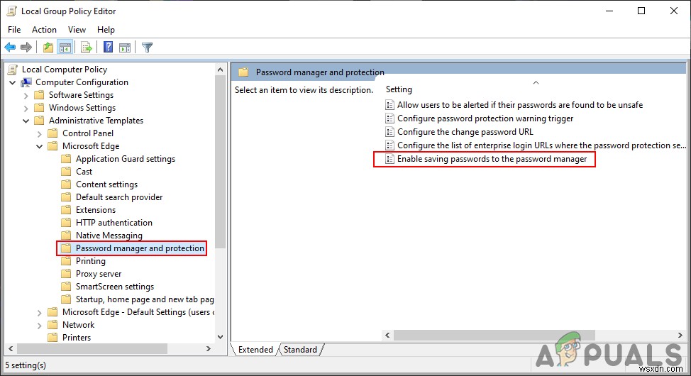 Windows 10 Microsoft Edge에서 암호 저장 기능 켜기·끄기 설정하는 방법