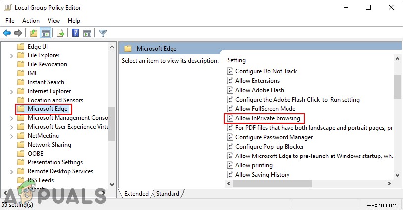 Microsoft Edge에서 InPrivate 브라우징 비활성화하는 방법 총정리