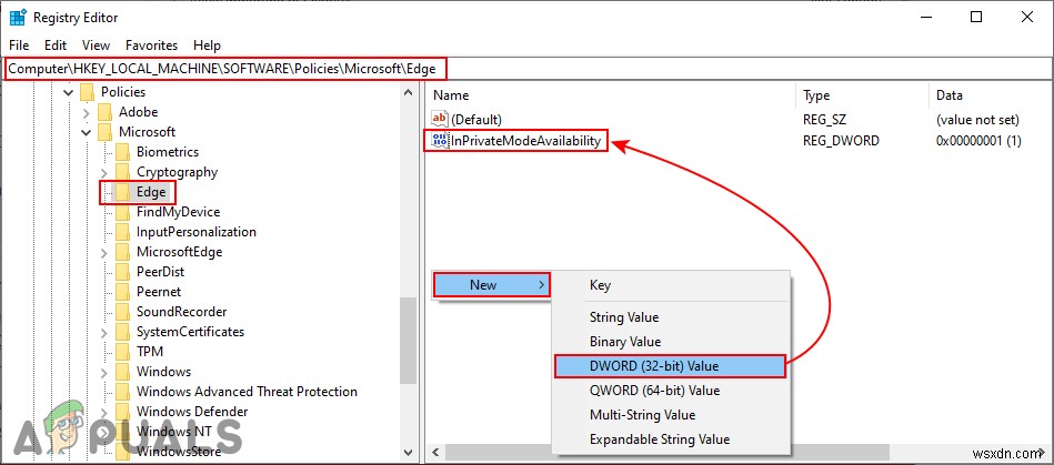 Microsoft Edge에서 InPrivate 브라우징 비활성화하는 방법 총정리