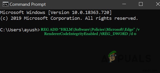 Windows 10에서 Microsoft Edge 업데이트 오류 STATUS_INVALID_IMAGE_HASH 해결하는 방법