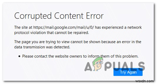 파이어폭스에서 Gmail 접속 시 손상된 콘텐츠 오류 완벽 해결 가이드