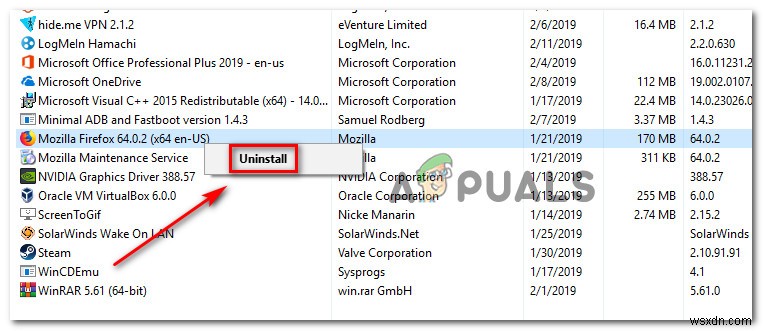 Windows 10에서 Firefox를 기본 브라우저로 설정할 수 없는 문제 해결 방법