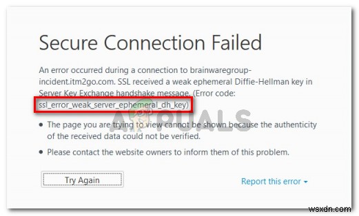 Firefox SSL_Error_Weak_Server_Ephemeral_Dh_Key 오류 원인 및 해결 방법 총정리
