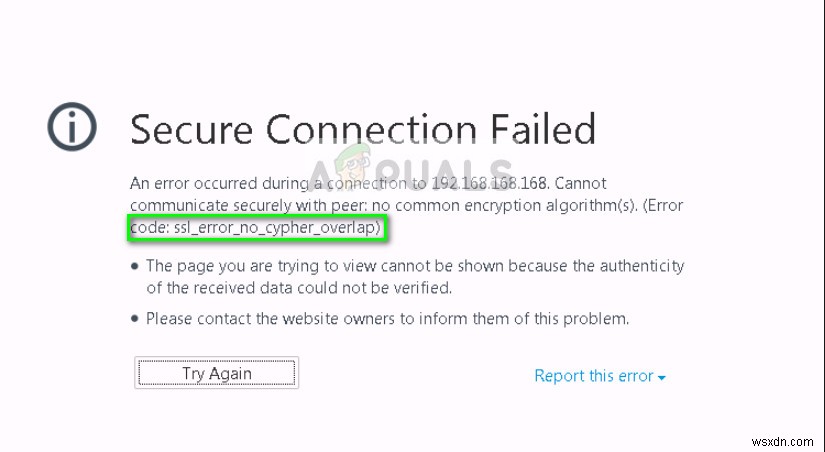 Firefox에서 SSL_ERROR_NO_CYPHER_OVERLAP 오류를 해결하는 완벽 가이드