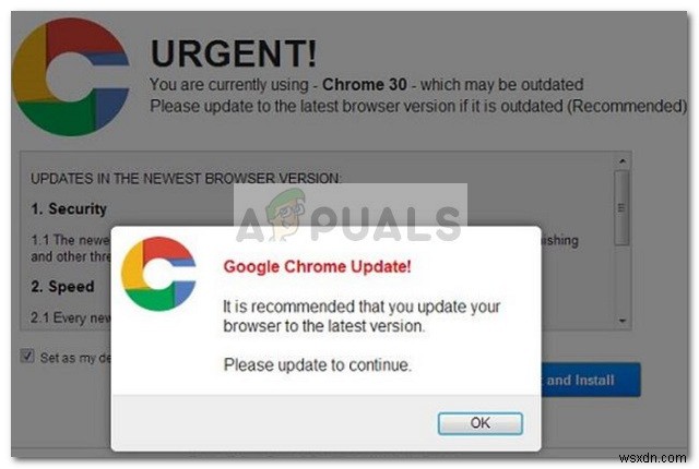중요한 Chrome 업데이트 사기 완벽 대응 가이드: 원인 분석부터 단계별 제거 방법까지