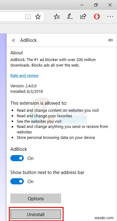 마이크로소프트 엣지(Microsoft Edge) 확장 프로그램 설치 및 제거하는 방법