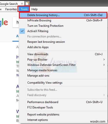 인터넷 익스플로러(Internet Explorer)에서 ActiveX 필터링 켜고 끄는 방법