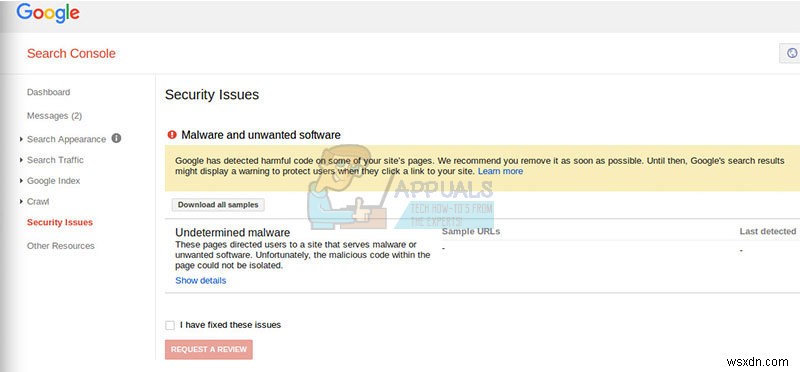 수정: Chrome 앞으로 사이트에 유해한 프로그램이 포함되어 있습니다 오류 해결 방법