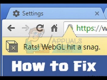 Chrome에서 발생하는 WebGL 오류 해결 방법 총정리