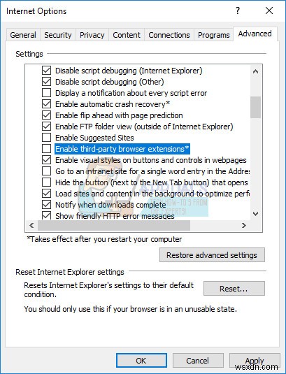수정: Internet Explorer 작동 중지 오류 해결 방법 20가지