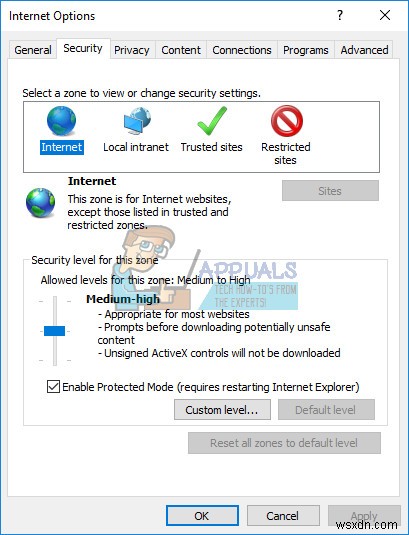 수정: Internet Explorer 작동 중지 오류 해결 방법 20가지