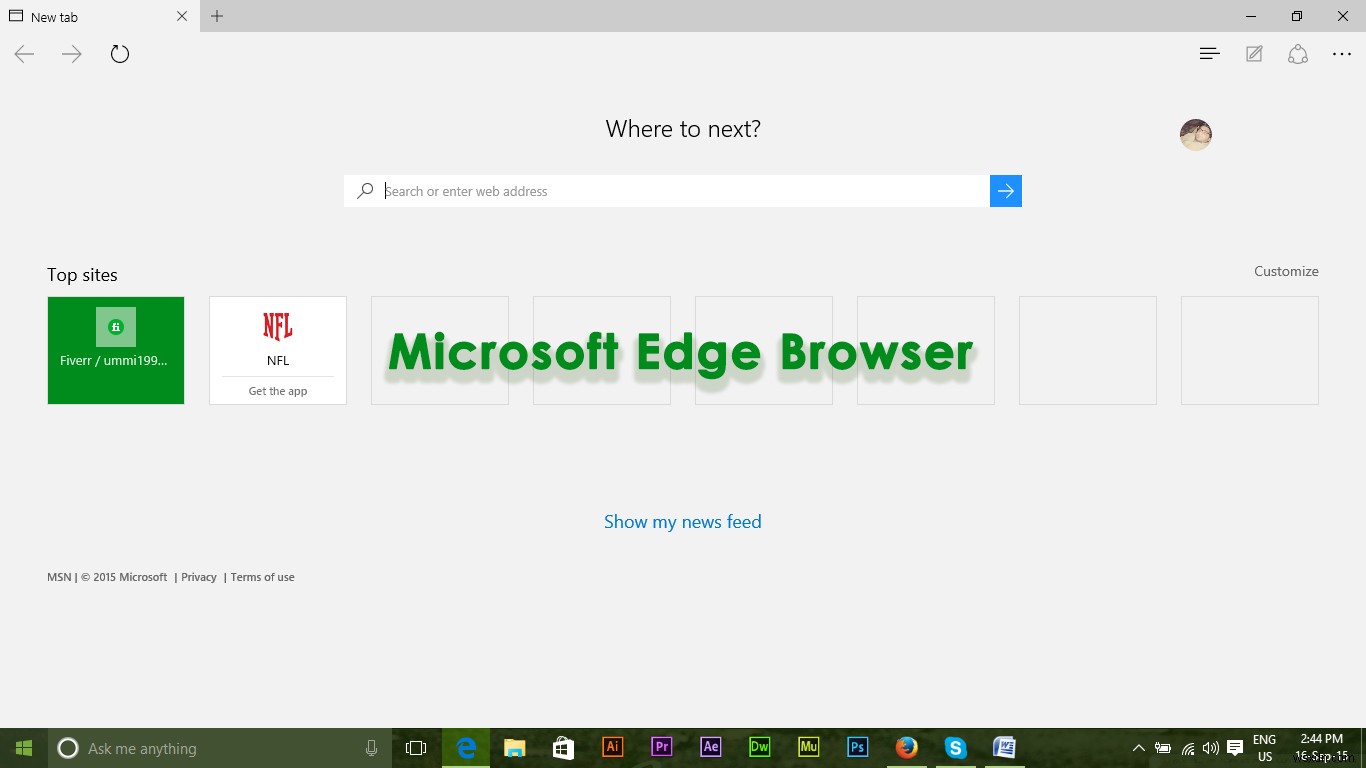Windows 10에서 Microsoft Edge 브라우저 재설정하는 방법