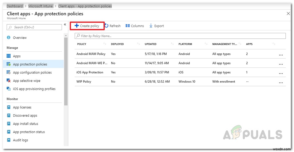 Microsoft Intune 조직의 데이터를 여기에 붙여넣을 수 없습니다 오류 해결 방법