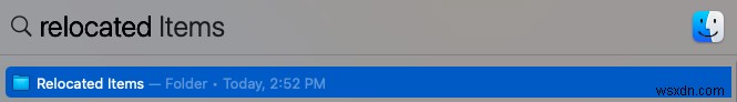 macOS Catalina  재배치된 항목  폴더란? 정체부터 안전하게 삭제하는 방법까지